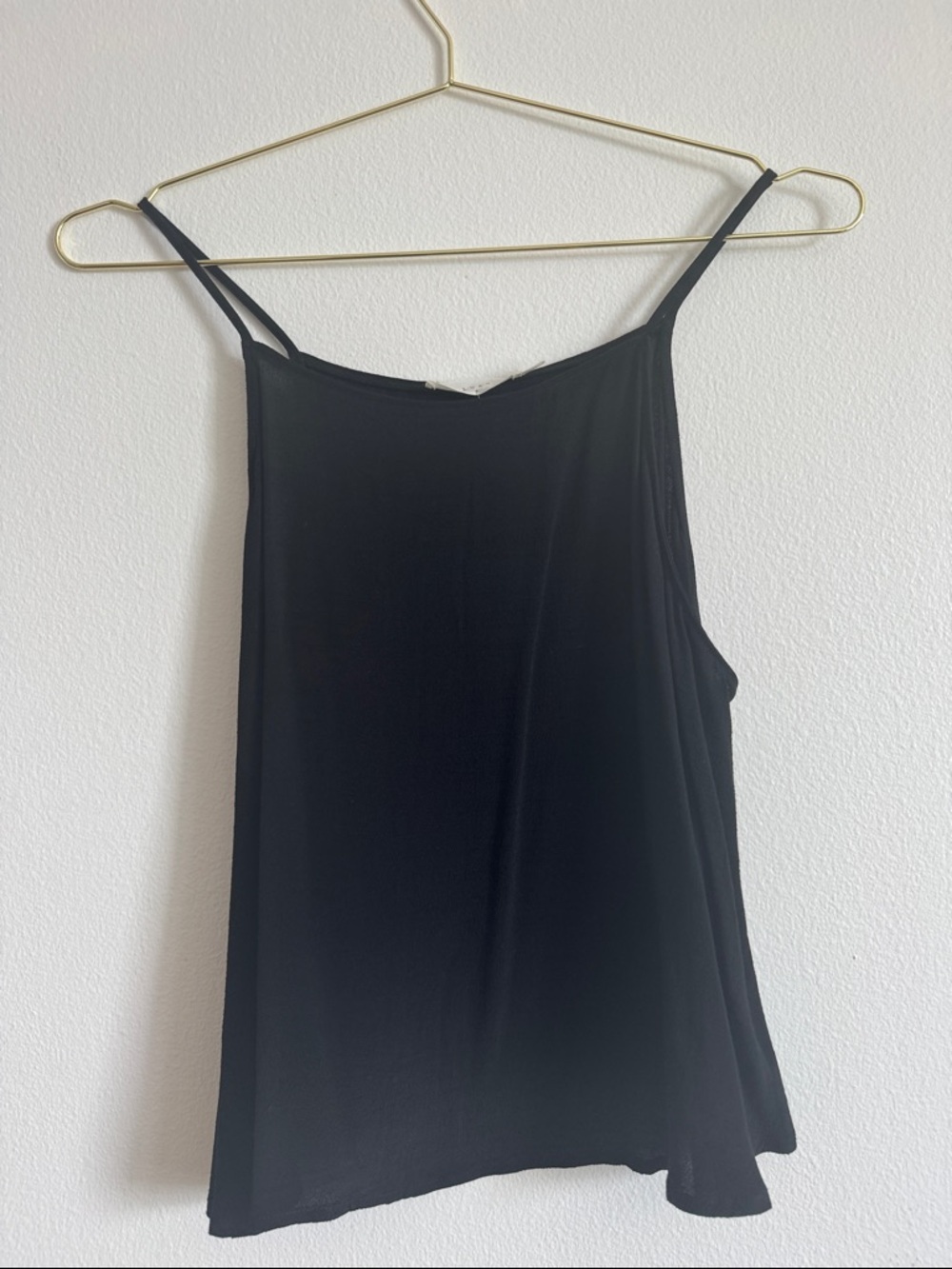 Lush Black Spaghetti Strap Camisole